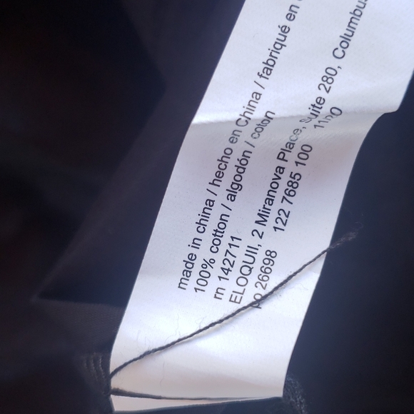 ELOQUII Black Tie Front Midi Dress sz 14 NEW Women's Plus LBD - Picture 9 of 12